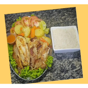 Tilápia Grelhada com Legumes