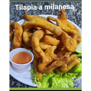 Filé de Tilápia a Milanesa