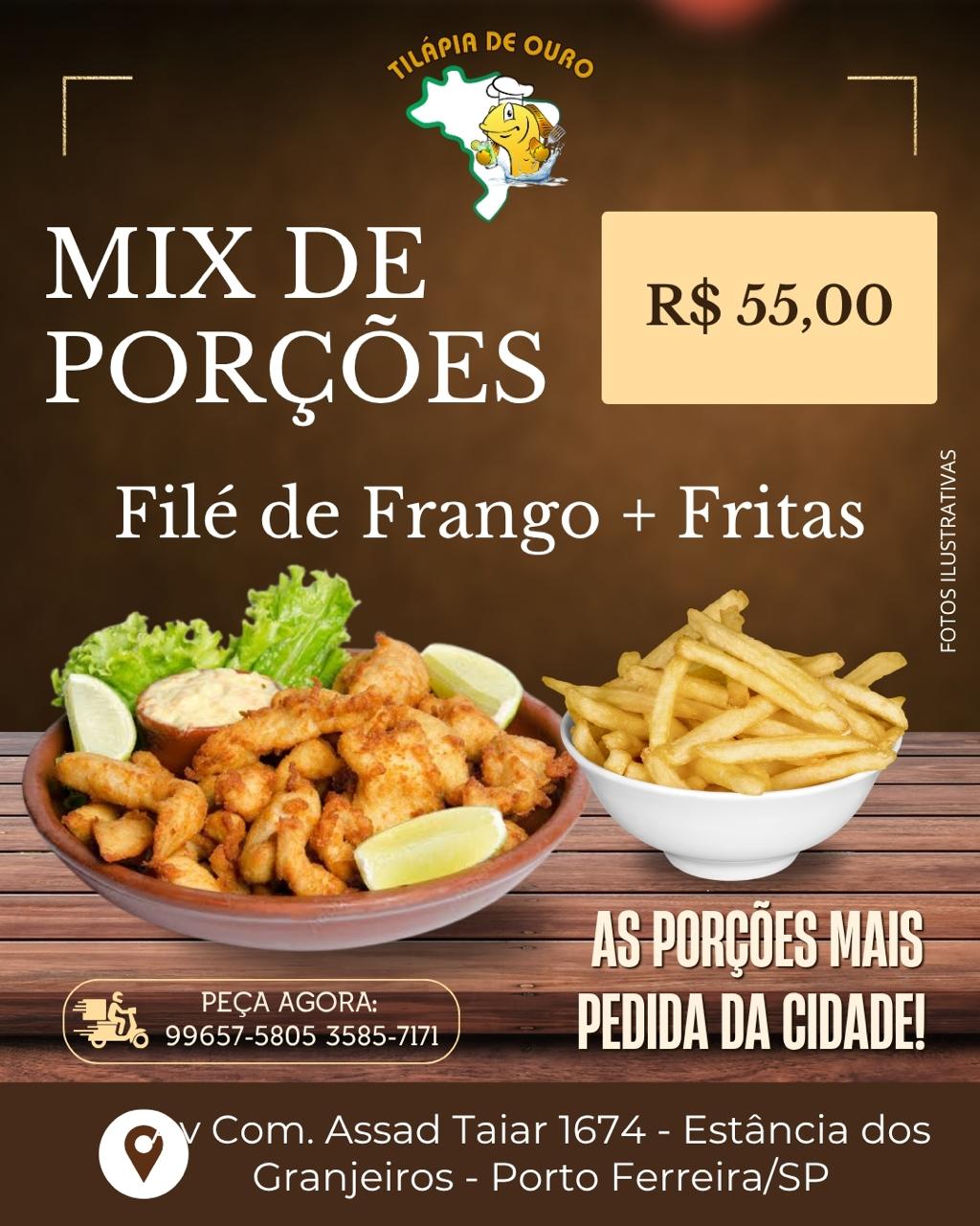 MIX Filé de Frango + Fritas