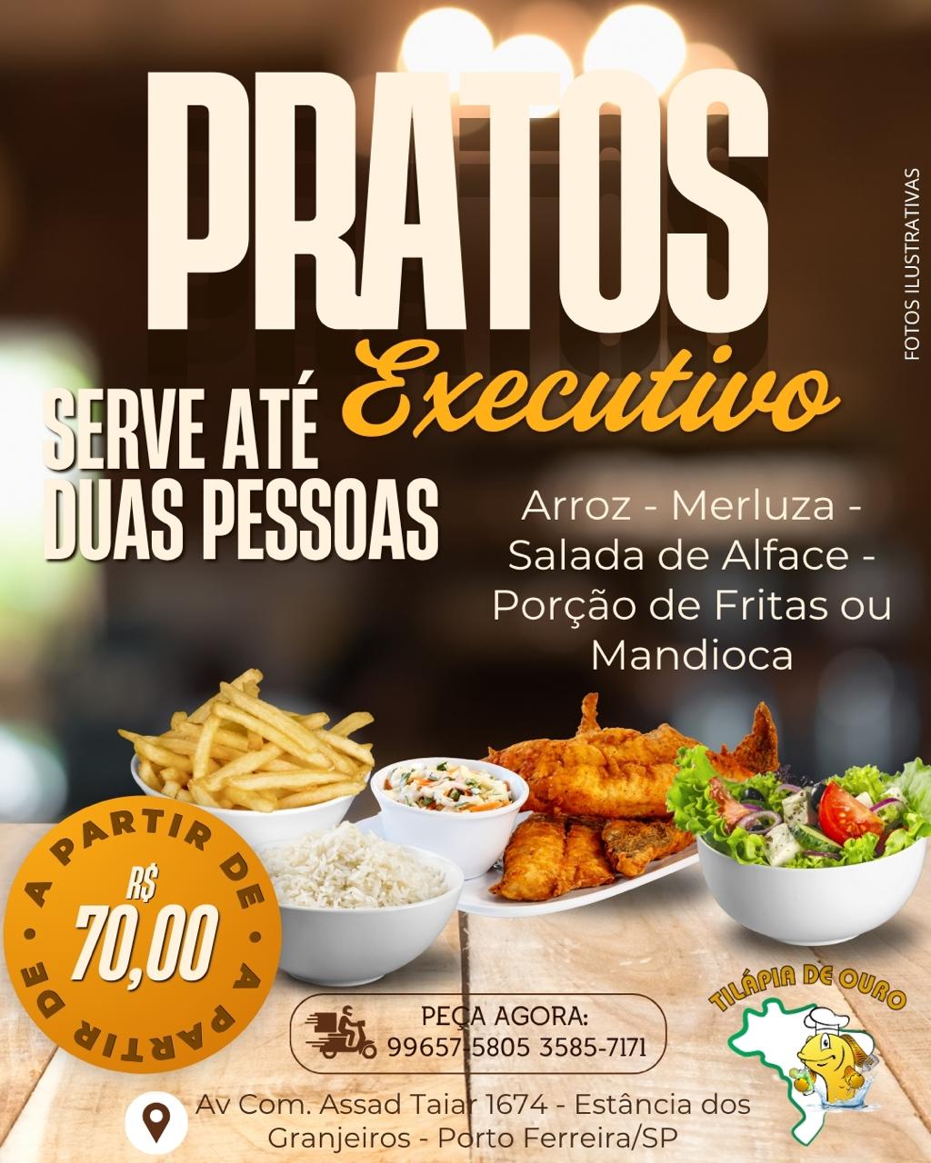 Prato Executivo Merluza - Mandioca